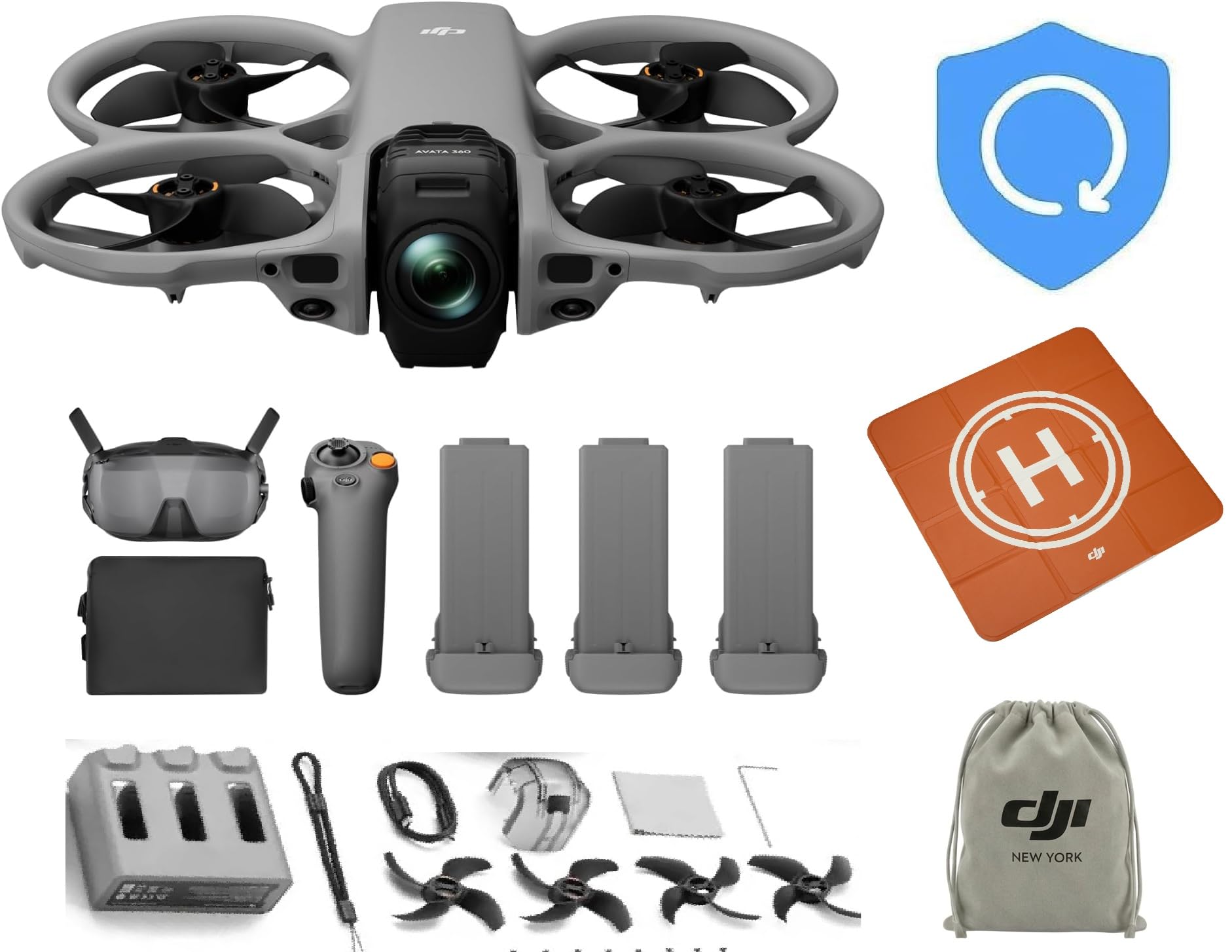 Amazon.com: DJI Avata 360 Motion Fly More Combo, 360° Drone With 1